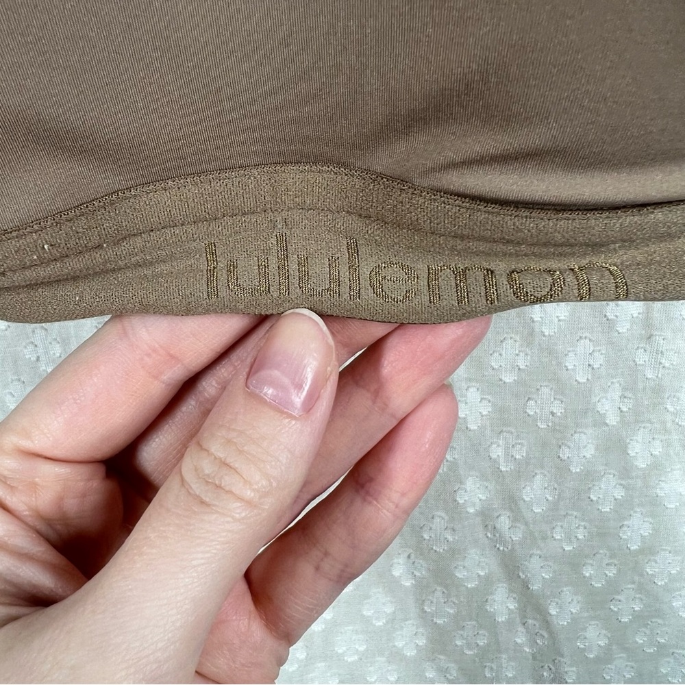 Lululemon Nude Wireless Racerback Bra - Picture 2 of 5